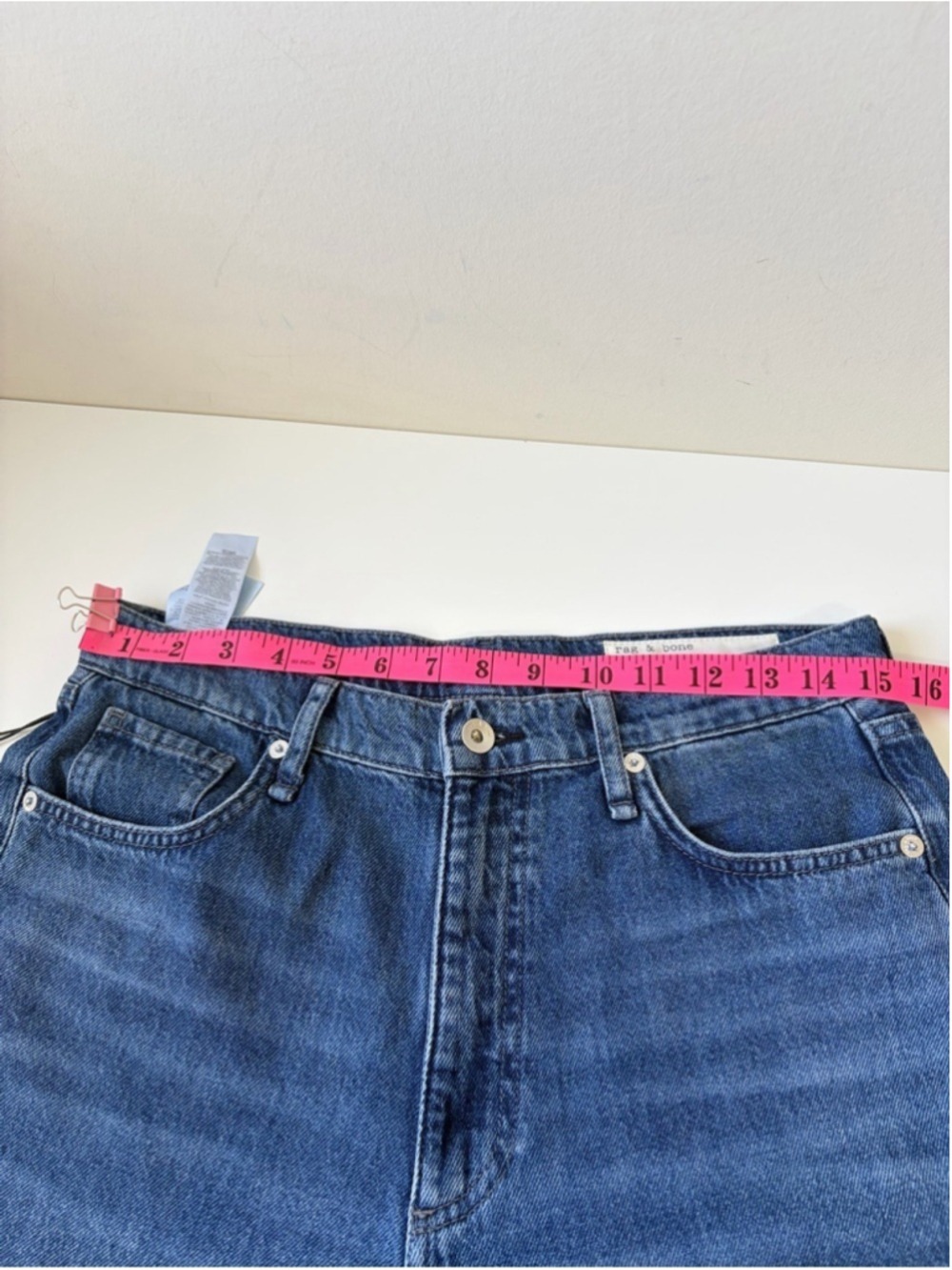 Rag and Bone Annie High Waist Ankle Wide Leg Jeans in Lowry - Picture 7 of 9